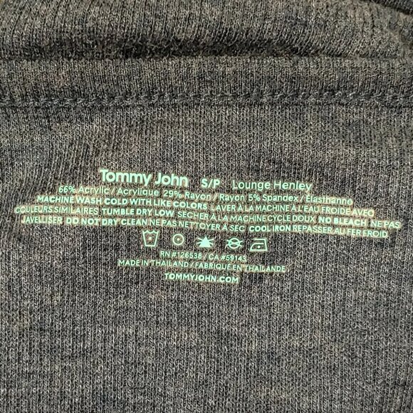 Tommy John Lounge Henley Long Sleeve Ribbed  Women Small - Picture 6 of 6